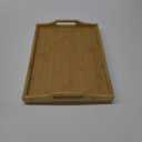 Bamboo Serving Tray with Foldable Legs - Bed Tray with Handle  Bamboo Tray for Sofa, Eating and Laptops, Snacking and Working