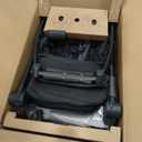 UPPAbaby Cruz V3 Stroller - from Birth + Car Seat Compatible - Full-Size, Reversible Seat - Infant Insert, Bug and Rain Shields Included - Jake (Charcoal/Carbon Frame/Black Leather) MFD 04/2025