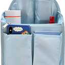 HOYOFO Mini Backpack Organizer Insert Small Shoulder Bag Divider for Rucksack Purse Lightweight Nylon, Light Blue (7.7x4.3x10.6 Inch (Pack of 1))