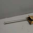 Amazon Basics Easy Install Shower Curtain Tension Rod, Adjustable Length, 42-73 inches, Nickel
