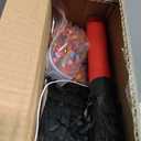 Wettarn Hero Boom Piñata for Birthday Party Large Black Piñata with Blindfold Stick Confetti Hero Theme Party Game Prop for Adults, 13.4 x 11.8 x 3 Inches