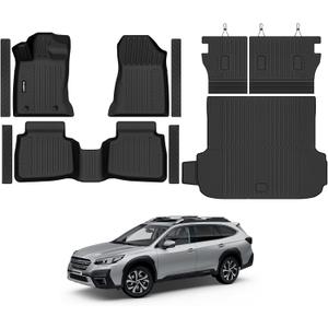 Floor Mats for Subaru Outback 2026-2027 Accessories
Trunk Mat and Backrest Mats & Door Sill Guard All Weather TPE Protector Odorless Full Set Interior Floor Liners