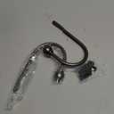 Curtain Holdbacks, Hooks, 2 PCSSolid Steel Hooks, Decorative French Ball End, Curtain Drapery Holdbacks, Wall Mounted, Curtain Tiebacks, Antique Pewter