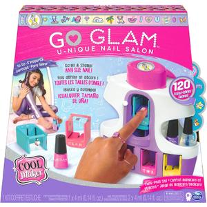 Cool Maker, GO Glam U-nique Nail Salon with Portable Stamper, 5 Design Pods and Dryer, Nail Kit Kids Toys for Ages 8 and up