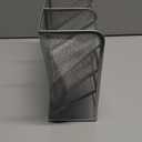 Marbrasse Mesh Desk Organizer, Multi-Functional Pen Holder, Desktop Stationary Organizer, Storage Rack for School, Home, Office, Art Supplies (Mesh Pen Holder-Silver)