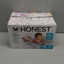 The Honest Company Comfort Dry Disposable Diapers for Sensitive Skin, Hypoallergenic, Rose Blossom + Tutu Cute, Club Box Size 2 (12–18 lbs), 72 Count