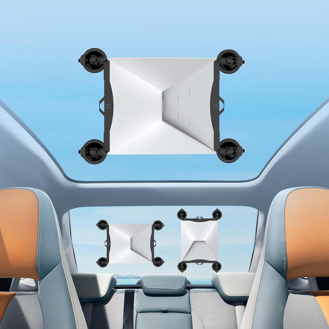 starlink mini Suction Cup Mount, Window and Sunroof Suction Cup Minimount for Stable Satellite Signal in Motorhome, Carbon Steel Mount Accessories for Car/SUV/RV/Boat/CamperBlack