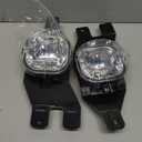 WILD BEAR Fog Lights Replacement for 1999-2004 Ford F250 F350 F450 F550(Super Duty), 2001-2004 Ford Excursion Fog Lamps with H10 12V 42W Halogen Bulbs