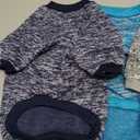 3 Pack Dog Sweaters for Small Dogs Girl Boy Winter Fleece Clothes Warm Soft Dog Sweatshirt Outfit for Dogs Cats Pet Apparel, Small