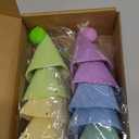 12pcs Mini Party Hats for Stuffed Animals, Macaron Hats for Dolls Dog Cat Rabbit Puppies Birthday Party Cone Hats Photo Prop (Pastel)