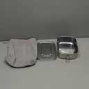 NERTHUS FIH 940 Stainless Steel Lunch Box 800 ml Stainless Steel Metal Lunch Box, Airtight, Lightweight, Reusable and Easy to Clean