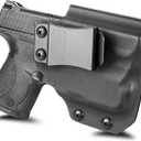 IWB Kydex Holster for S&W M&P Shield Plus 9mm / M&P Shield 9mm & .40 with TLR-6/ TLR-6 HL/TLR-6 HL G Mounted, Optics Ready, Adj Retention & Cant, Fits 1.5" -1.75" Belts, Right-Hand