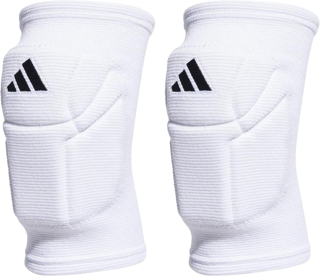 adidas Unisex-Adult Elite Knee Pad (Small, White/Black)
