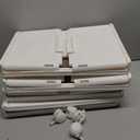 4 Tier Storage Bins with Lids, 23QT Stackable Closet Organizers and Storage with Wheels, Collapsible Storage Boxes, Foldable Plastic Storage Containers for Home,Office, Dorm Room-White