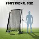 Football Kicking Cage Net - Portable 81x41IN Football Goal Training Aids for Backyard Indoor Outdoor-Youth & Adults