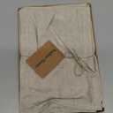 Solino Home Linen Cloth Napkins Set of 4-100% Pure Linen Light Natural Dinner Napkins 20 x 20 Inch for Summer, Fall - Athena, Handcrafted and Machine Washable