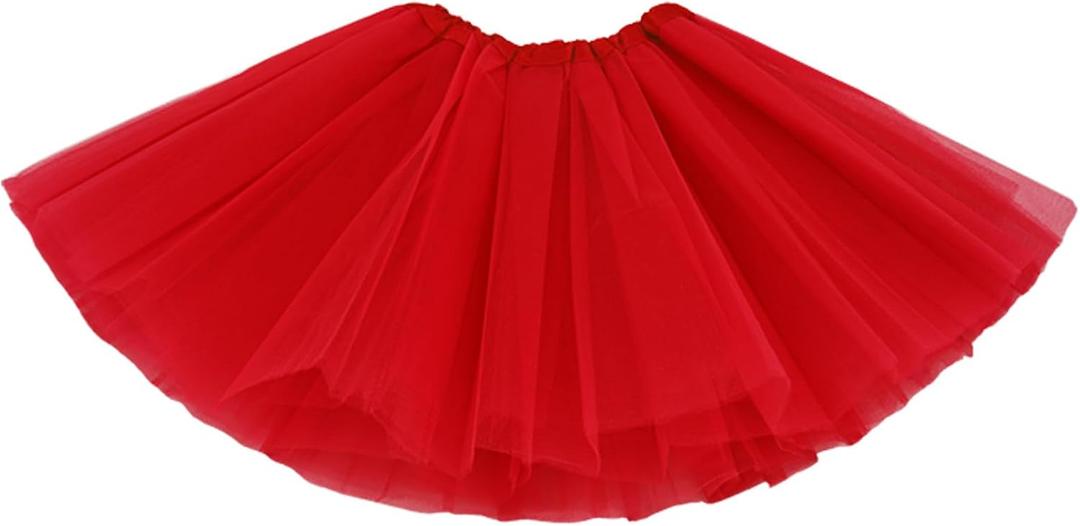 BGFKS Girls 3 Layered Tulle Tutu Skirt with Lining,Princess Ballet Dance Dress for Girls 