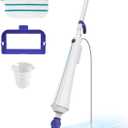 Professional Steam Mop Cleaner, 1300W Floor Steamer with Detergent Chamber, 25S Heat Up, Lightweight Steamer for Cleaning with 2 Washable Pads, Safe for Tiles, Upholstery, Carpet, Hardwood, Navy