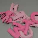 Pink Bow 1/2 Birthday Decorations Handmade Felt Pre-Strung Half Way To One Sign Banner with Pink Bow for 6 months Birthday Half Way To One Baby Girl Decorations Party Nursery Home Wall Fireplace Decor