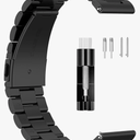 Classic Stainless Steel Metal Band for Amazfit Bip 6/Bip 5/GTR 4 3 Pro/GTR 4 3 2 2E/GTR 47mm Smart Watch Bracelet with Adjustment Tool for Huawei Watch 5 4/4pro/GT 6 5 3 46mm/GT 5 4 3 2 Pro/GT 2e/GT 46mm/Watch 3/Stratos 3 2 Pace