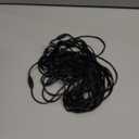 30 Sets Replacement Necklace Cords with Breakaway Clasps DIY Nylon Lanyard Necklace Cord and Plastic Clasp Buckle Breakaway Safety for Pendant(Black)