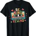 Be Kind Words Don't Rewind Vintage Music Lovers 90's 80's T-Shirt, Size S