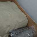 Monbix Queen Comforter Set - 7 Pieces Cationic Dyeing Olive Green Bed in a Bag Queen Bedding Sets with Comforter, Sheets, Pillowcases & Shams, Reversible Bedding Comforters Sets