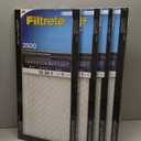 Filtrete 12x24x1 AC Furnace Air Filter, MERV 14, MPR 2500, High Performance Premium Allergen, Ultrafine Particles, Bacteria & Virus Filter, CERTIFIED Asthma & Allergy Friendly, 4-Pack