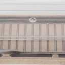 Cutter, Dish with Lid and Cutter, Stainless Steel Cutter Container Plastic Transparent Cover Cheese Storage Box for Kitchen Fridge(Wheat)