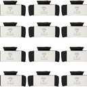 Loanzeg 12 pcs Bridesmaid Proposal Gifts 4.1 Inch Square Set of 12 Bachelorette Hair Claw Clips ideas Bridal Shower Gift for Wedding Party Favors (12pcs Black), 2Pack