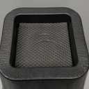 6 Pack Large Bed Furniture Risers, 6 inch Heavy Duty Couch Lift Risers for Sofa, Chair, Cabinet, Desk, High, Durable ABS Plastic, Premium Quality, Supports up to 2200 lbs per Leg, Black