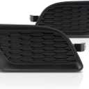 For Dodge Charger Fog Light Cover 2011 12 13 2014 Driver and Passenger Side Pair/Set | Black | SE/SXT | Cover | CH1038131 + CH1039131 | 68092571AA + 68092570AA