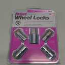 MCGARD 24215 Chrome Cone Seat Wheel Locks (M14 X 1.5 Thread Size) - Set of 4