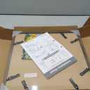 Fun Memories 12x12 Picture Frame Set of 3, Rustic Walnut Oak Wood Frame 12 x 12 with Tempered Glass, Wall Collage Frame 12 by 12