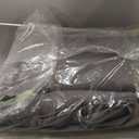 NICETOWN Patio Door Curtain 95 inch Length, Grommet Top Thermal Insulated Blackout Panels Curtain Drapes for Sliding Glass Door (Gray, 80" Wide, 1 Panel) (Grey)