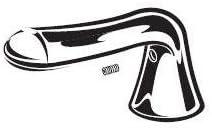 American Standard M962910-0020A HANDLE FOR SOFT COLONY Polished Chrome, Pack Of 2 