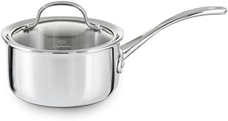 Calphalon Tri-Ply Stainless Steel 1-1/2-Quart Sauce Pan with Cover
