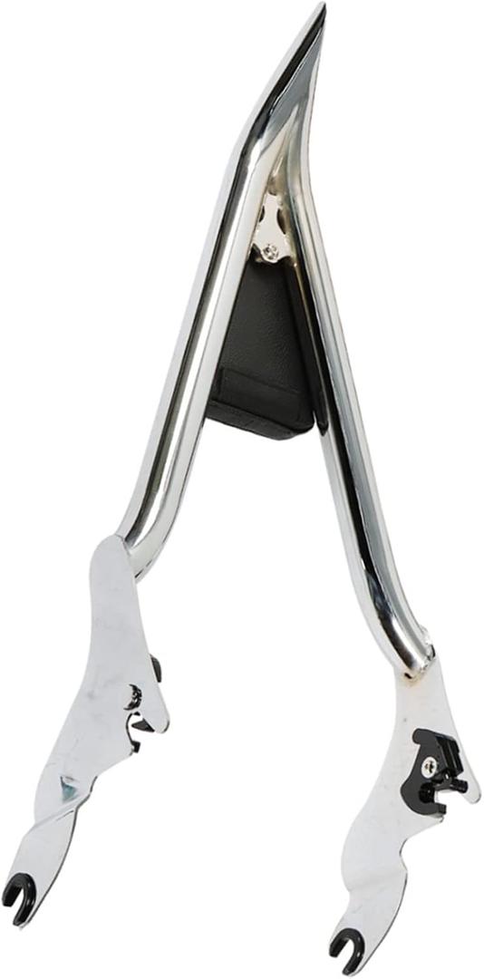 22 Backrest Sissy Bar Detachable w/pad Replacement for CVO Road Glide Street Touring Road King 2009-2021 Sliver