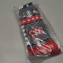 For Bare Feet Ugly Holiday Sweater Crew Sock NCAA (Large, Team Color)