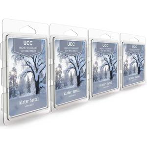 2 x UCC Christmas Wax Melts, Premium Plant Based Natural Soy Scented Melts Cubes, Wax Melts Tarts, Wax Melt Gift - 4 Pack