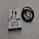 6 Foot Braided Nylon Micro Black Chrome USB Charge/Sync Cable