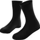 Snorkeling Beach Socks, 2 Mm Neoprene, Medium/Long, Non-Slip (X-Large, Black)