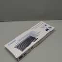 Wireless Keyboard and Mouse Ultra Slim Combo, TopMate 2.4G Silent Compact USB 2400DPI Mouse and Scissor Switch Keyboard Set with Cover, Batteries Included, for PC/Laptop/Windows/Mac - Gray Black