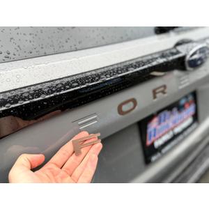 Limitless-Parts Rear Trunk Tailgate Letter Inserts Compatible with 2025+ Subaru Forester New Body Style 1/16" Letters with Adhesive- Sport Trim Bronze