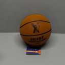 Silent Basketball Official Size 7: Upgraded 95% Bounciness - Ultra Quiet Airless Basketball Dribbling Indoor - Soft Foam Basketballs with Real Grip & Grooves - Silent Indoor Basketballs for All Ages (Light Brown)