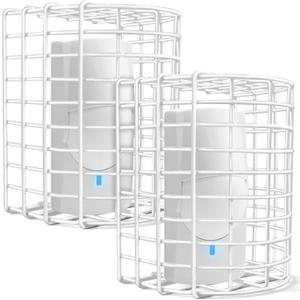 Blulu 2 Pcs Motion Detector Wire Cage, 7 x 5.8 x 4.5 Inch Steel Motion Detector Thermostat Damage Stopper Range Technology Protective Steel Wire Guard
