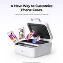 HTVRONT Phone Case Heat Press Machine Compatible with iPhone & Android - Vacuum Heat Press H17 for Phone Cases- Sublimation Press for Custom Phone Case, Badges, Coasters, Includes Film & Fixture