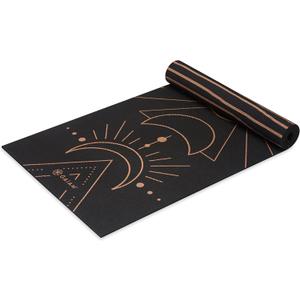 Gaiam Yoga Mat - Premium 6mm Print Reversible Extra Thick Non Slip Exercise & Fitness Mat for All Types of Yoga, Pilates & Floor Workouts (68" x 24" x 6mm Thick)