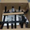 AMAGABELI GARDEN & HOME Fireplace Grate Log Holder 24 Inch Firewood Burning Rack Heavy Duty Wrought Iron Solid Steel for Chimney Hearth Fire Pit Outdoor Kindling Tools Wood Stove Accessories