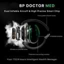 Blood Pressure Smartwatch with Dual Patented Cuff, Wrist BP Monitor Watch 24/7 Sleep Stress Monitoring, Sports Tracking App for Android and iOS Blood Pressure Watch Supports Data Sharing